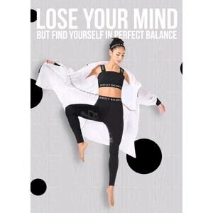 PERFECT BALANCE WORLD Yoga White See-Through Jacket One Size NWT